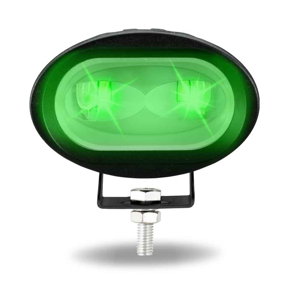 Dual Color Series White/Green LED Heavy Duty Work Lamp with Dual Color Function - Spot Beam | 1000 Lumens - Thumbnail 9