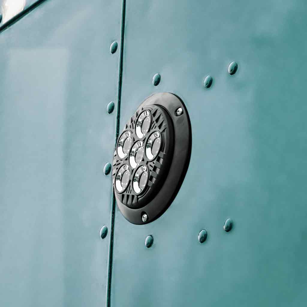 4" Legacy Series Flange Mount Black Round LED Work Light - Spot Beam | 2000 Lumens - Thumbnail 3