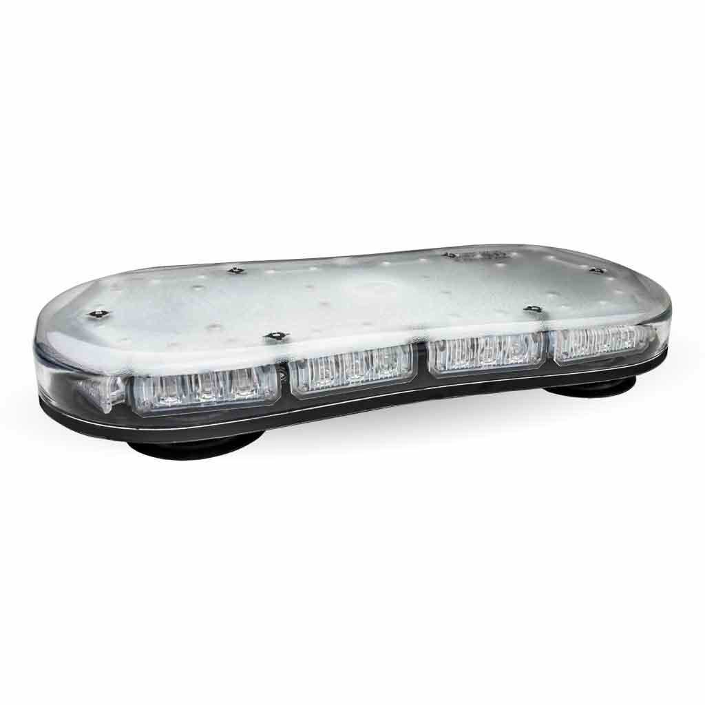 14" Class 1 Light Bar Vacuum Magnet Mount LED Warning Light - Dual Switch Cigarette Plug | 36 Flash Patterns - Thumbnail 2