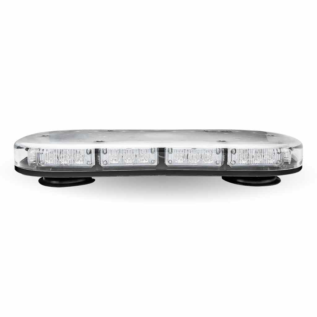 14" Class 1 Light Bar Vacuum Magnet Mount LED Warning Light - Dual Switch Cigarette Plug | 36 Flash Patterns - Thumbnail 5