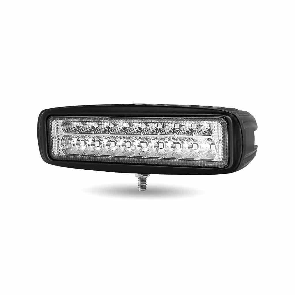 6" Rectangle LED Work Lamp with Strobe Function - Spot Beam | 1400 Lumens - Thumbnail 3