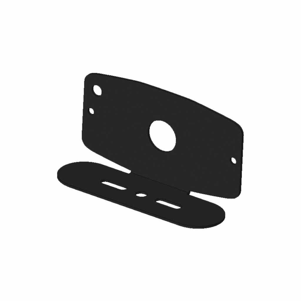 Dual Solid Color Directional LED Slim Surface Strobe Light - Amber / White Strobe