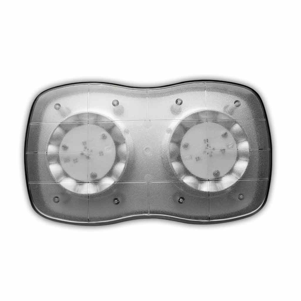 11" Light Bar Permanent Mount LED Warning Light - Switch & Button Controller | 3 Flash Patterns - Thumbnail 7