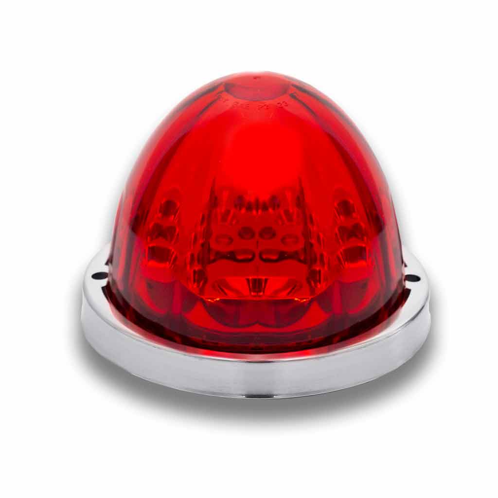 Red Stop, Turn & Tail Star-Burst Watermelon LED Light - 19 Diodes - Thumbnail 4