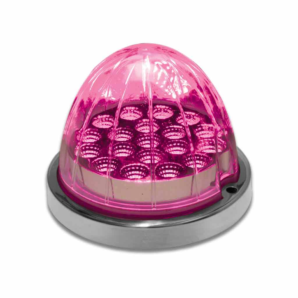 Red Clearance & Marker to Pink Auxiliary Watermelon LED Light - 19 Diodes - Thumbnail 3