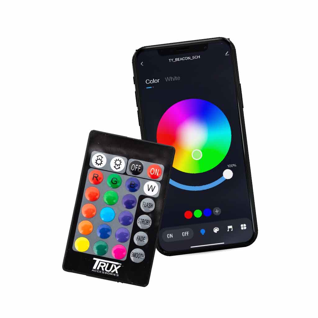 5" RGB Multi-Color Auxiliary Star LED Light Kit - 24 Diodes