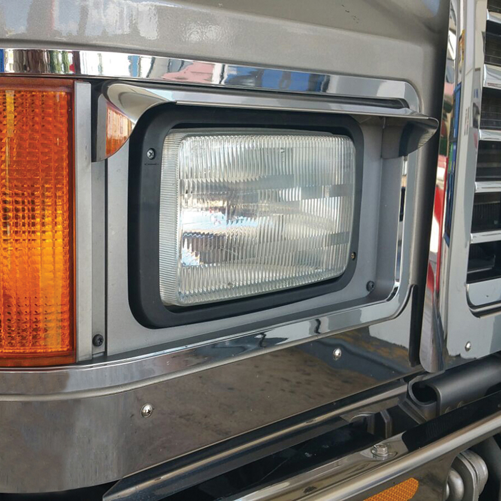 Mack CH Single Headlight Visors (All Years)