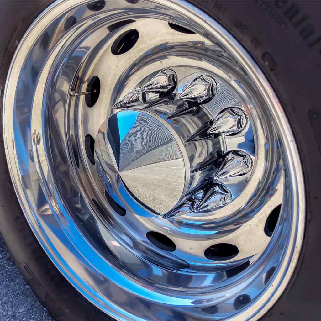 Complete Nut Cover Kit - 33mm Pointed Threaded Nut Covers with Flange | 60 Nut Covers - Thumbnail 5