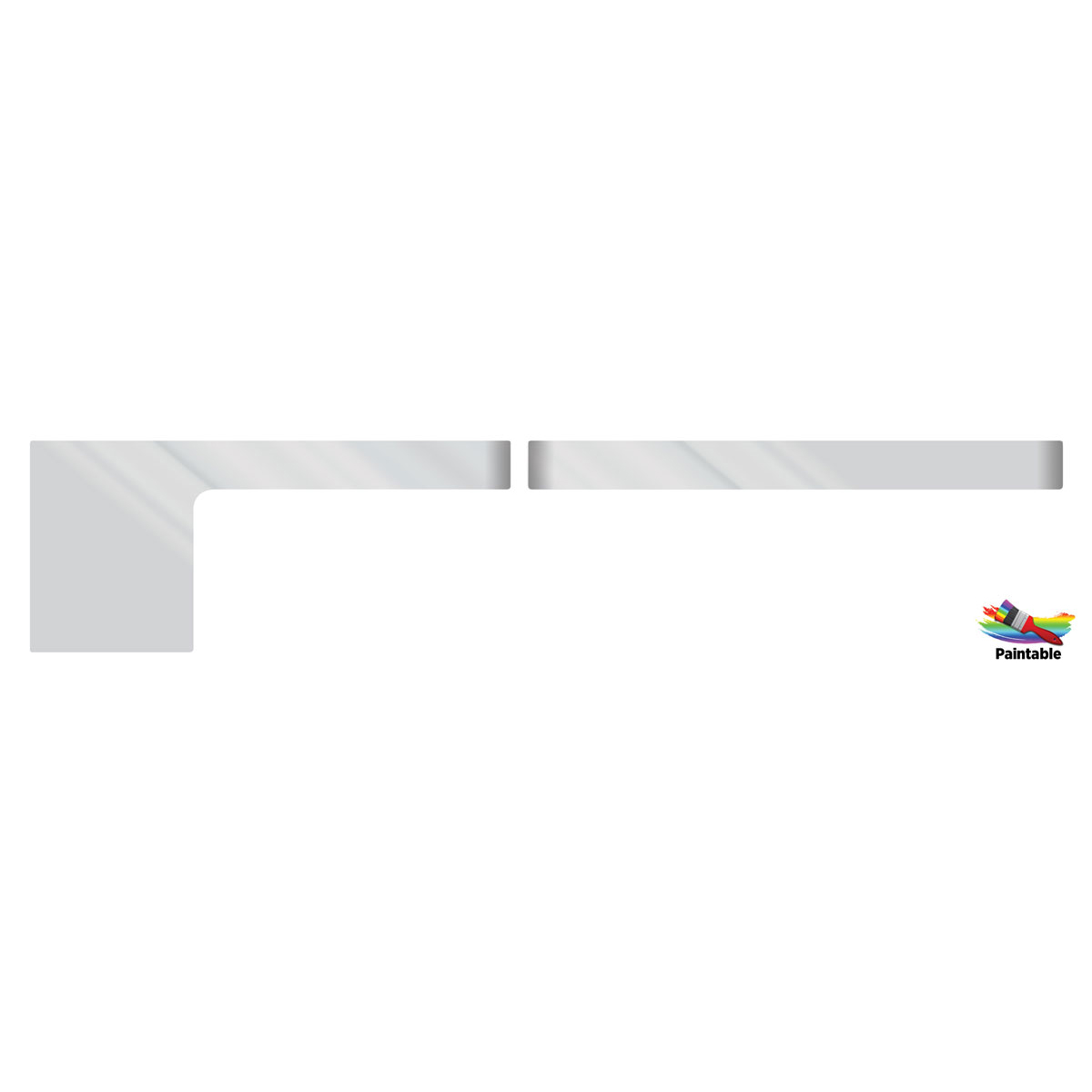 PB. 379/378 Southern Style 6" Wide Cowl,Cab & 72" (Old 63") Sleeper Kit - Blank | Paintable Aluminum