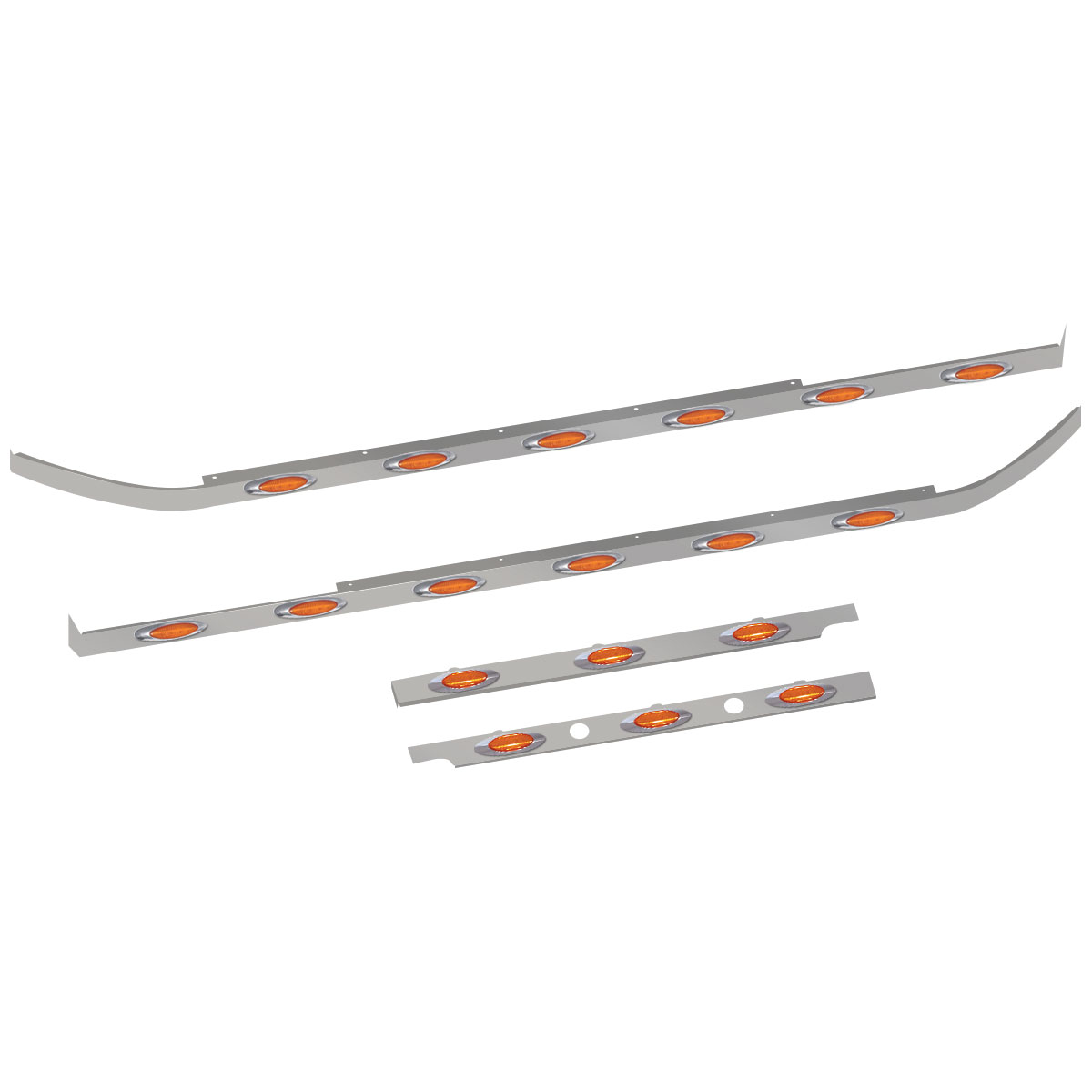 PB. 579 Long Hood/567 SBA Cab, 72" Sleeper with Extension Kit - Underbody Exhaust | 2 Block Heater | G4 LEDs (Amber Lens)