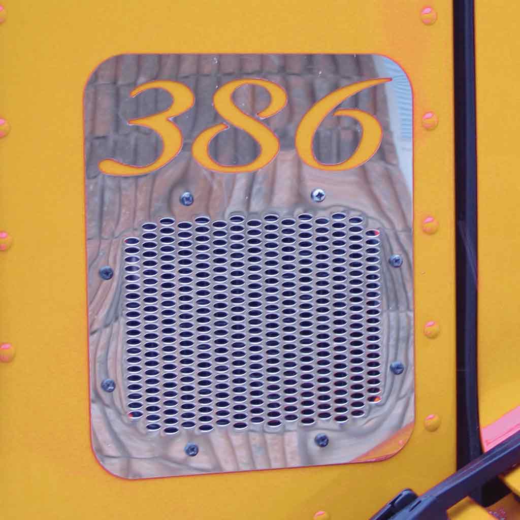 PB. 386 Air Intake Cover (2007+) - Logo Cutout