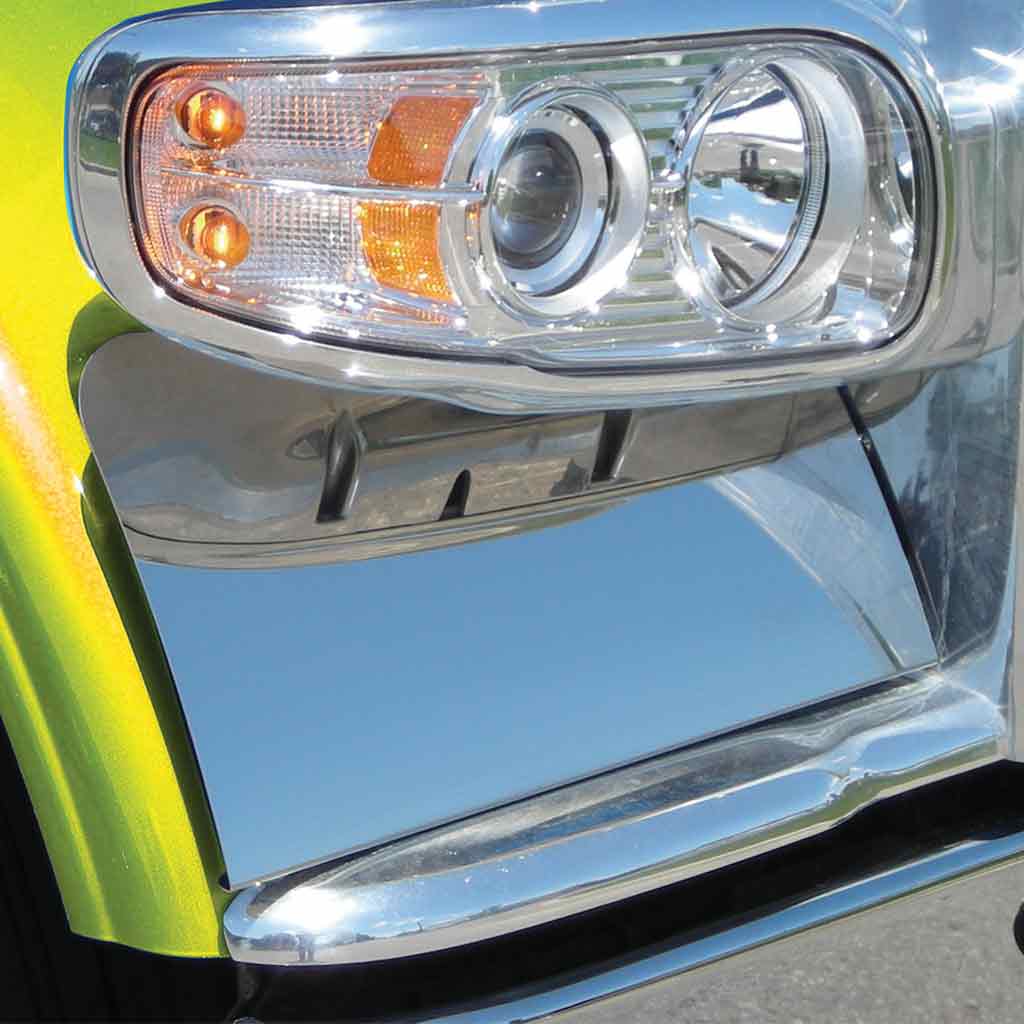 PB. 389/388 Single Headlight Fender Guards (2007+) - Blank