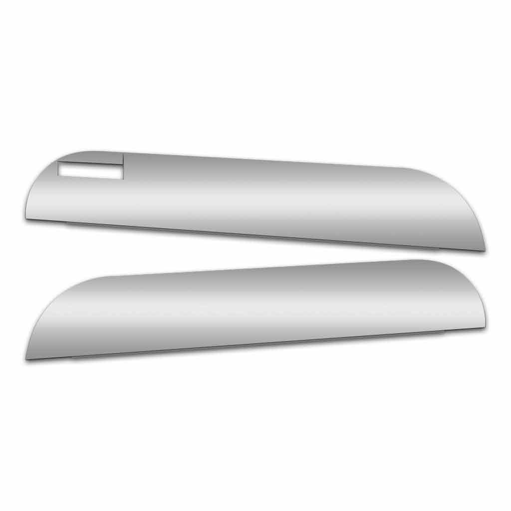 PB. 5" Window Chop Tops with Convex Mirror Cutout (All Years) - Cab Mounted Mirrors