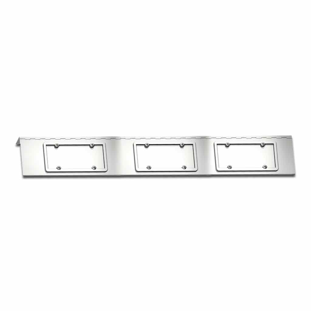 PB. 389/388 License/Tag Swing Plate - Triple Plate