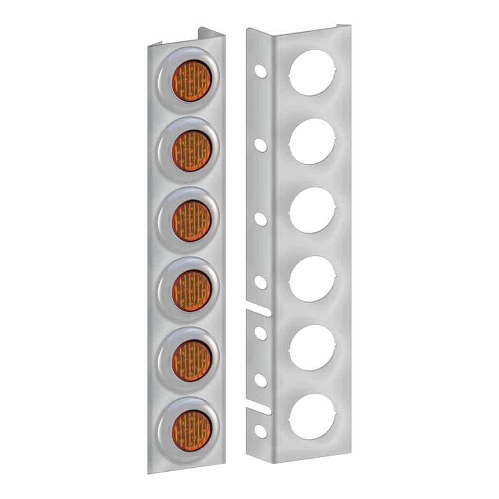 PB. 389/388/379/378 Front Standard Air Cleaner LED Light Bars (All Years) - 12 x 2" Holes