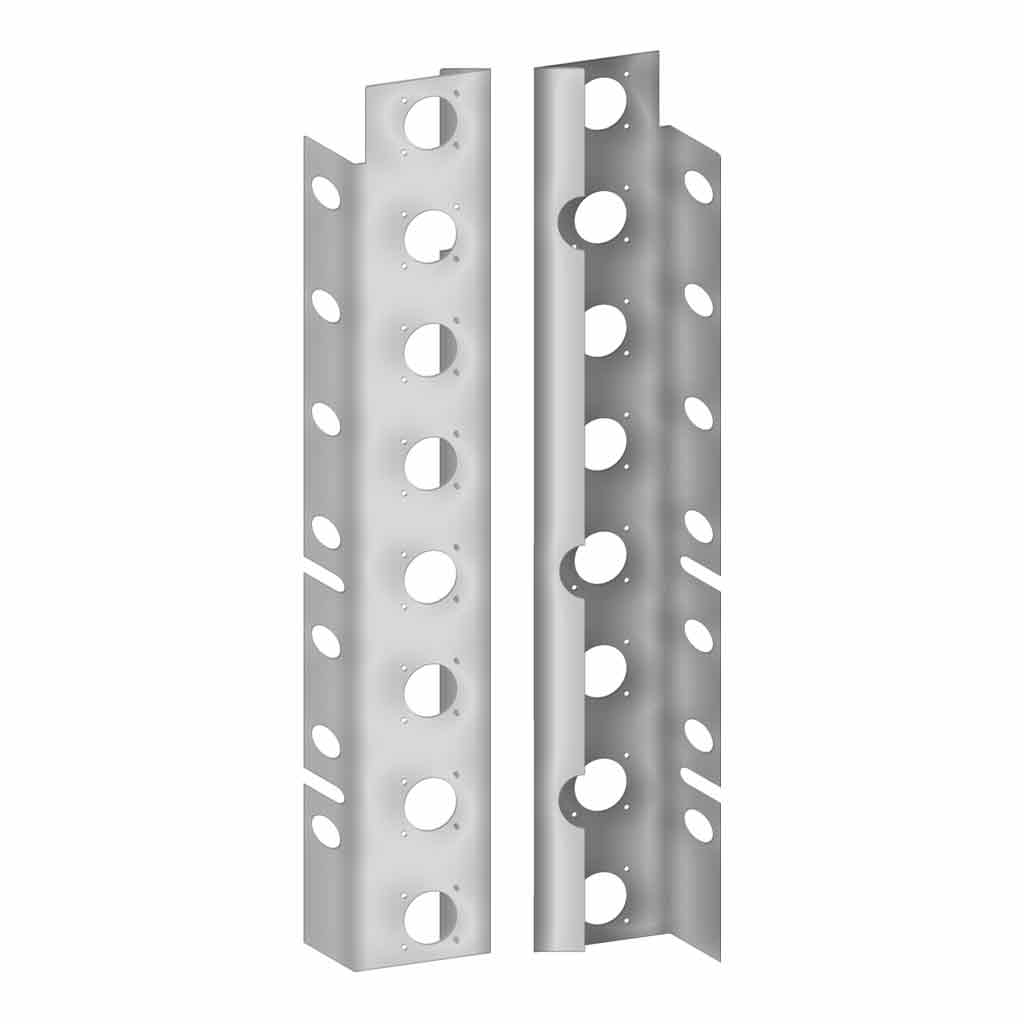 PB. 389/388/379/378 Front 15" Standard Air Cleaner LED Light Bars (1987+) - 16 x G2 Holes