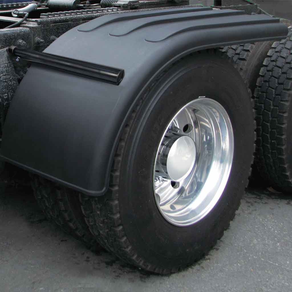 66" Poly Half Tandem Fenders & Mounting Kit