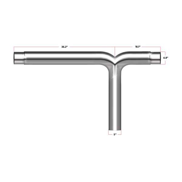 Y Pipe - 5" Wide