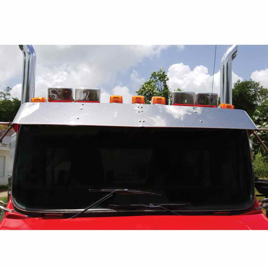 KW. 11" Flat Glass Sun Visor - Blank