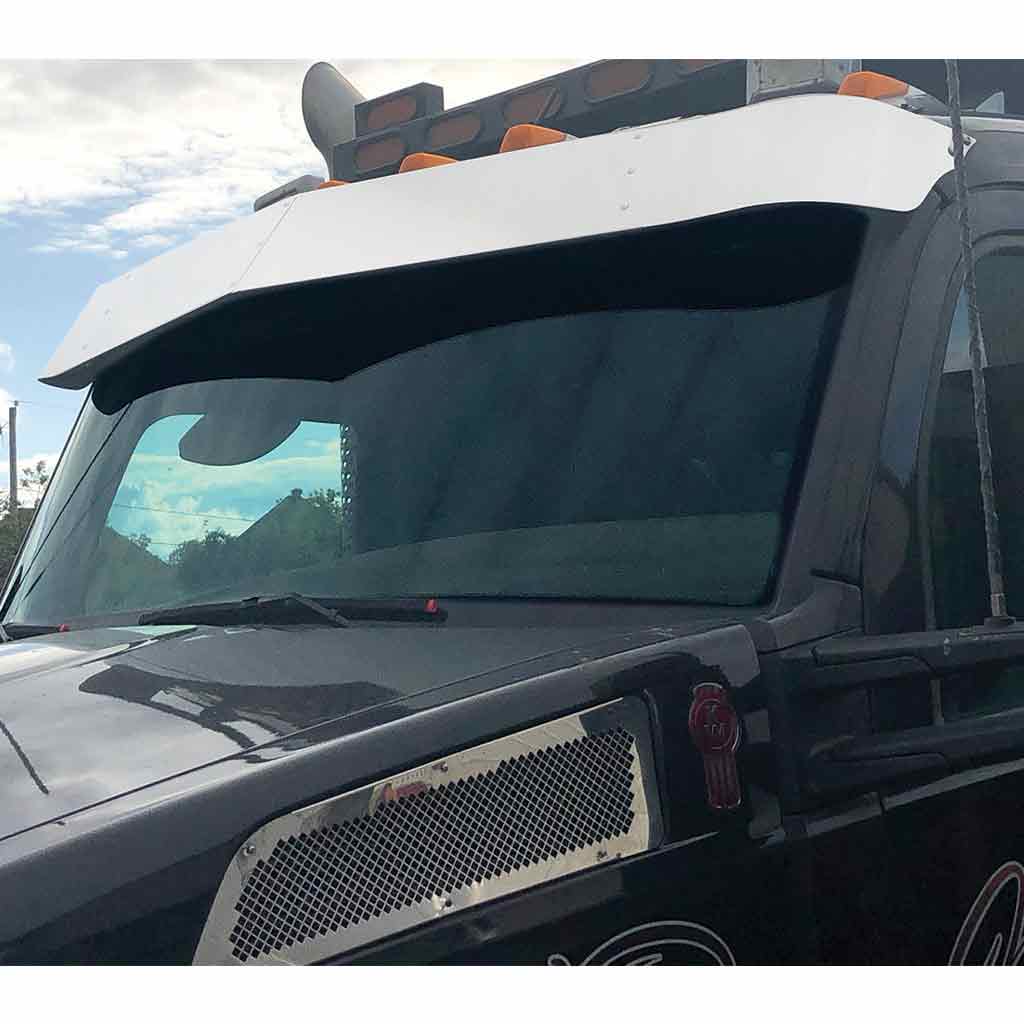 KW. T680/T880 8.5" Day Cab Sun Visor (All Years) - OEM Replacement | Blank