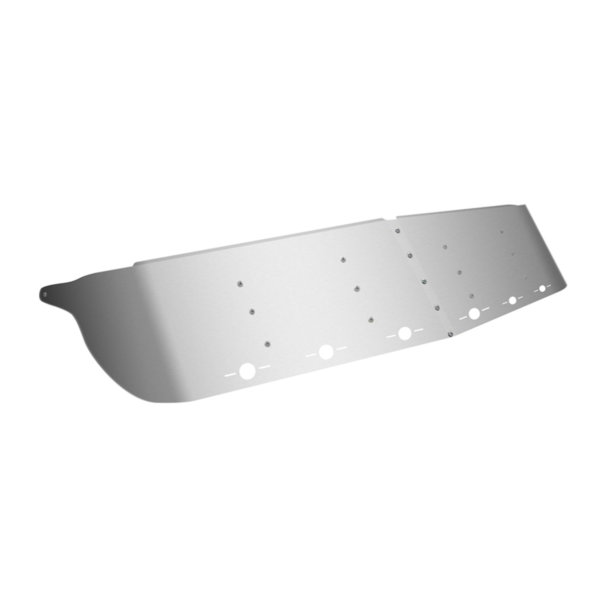 KW. 14" Curved Glass Sun Visor (Pre-2007) - 6 x Slotted Holes