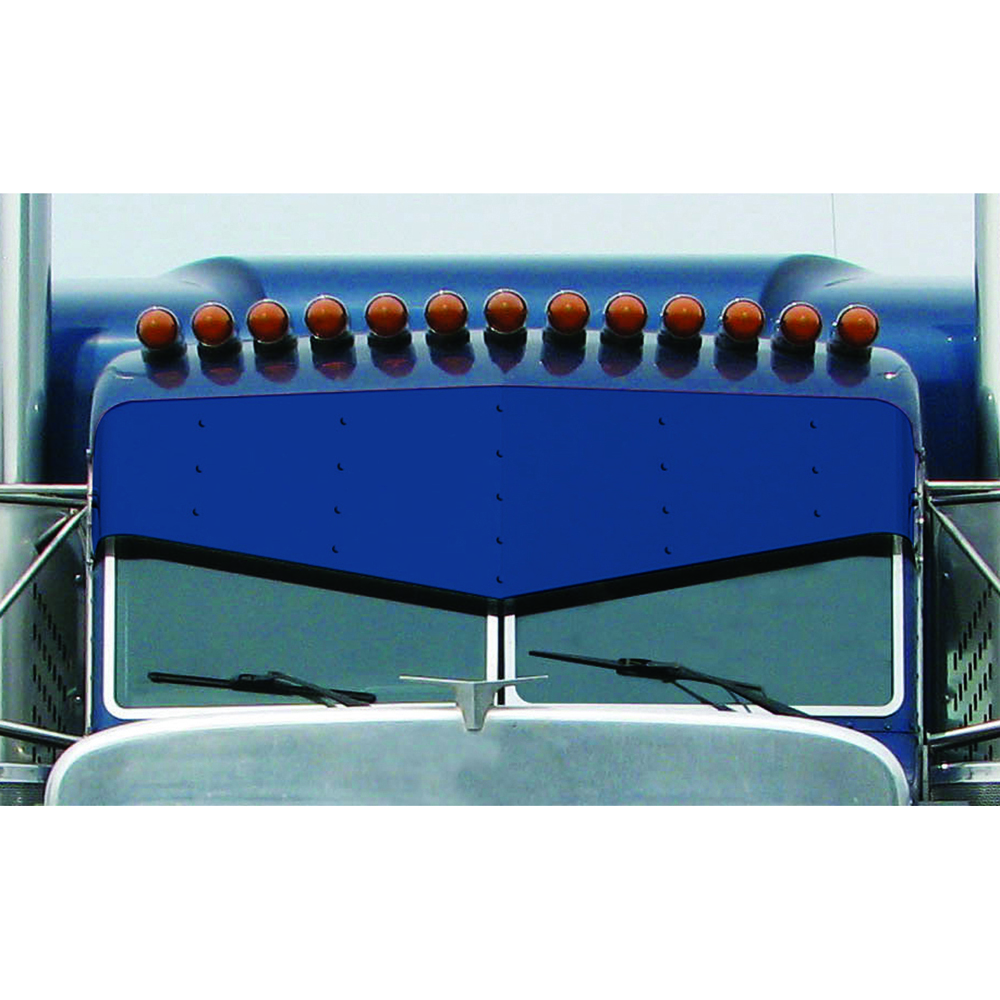 PB. 16" Slammed Sun Visor (1992-2007) - Paintable Aluminum