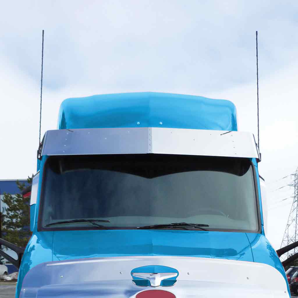 PB. 15" High Roof Sleeper Sun Visor (2013+) - 20 x 3/4" Holes