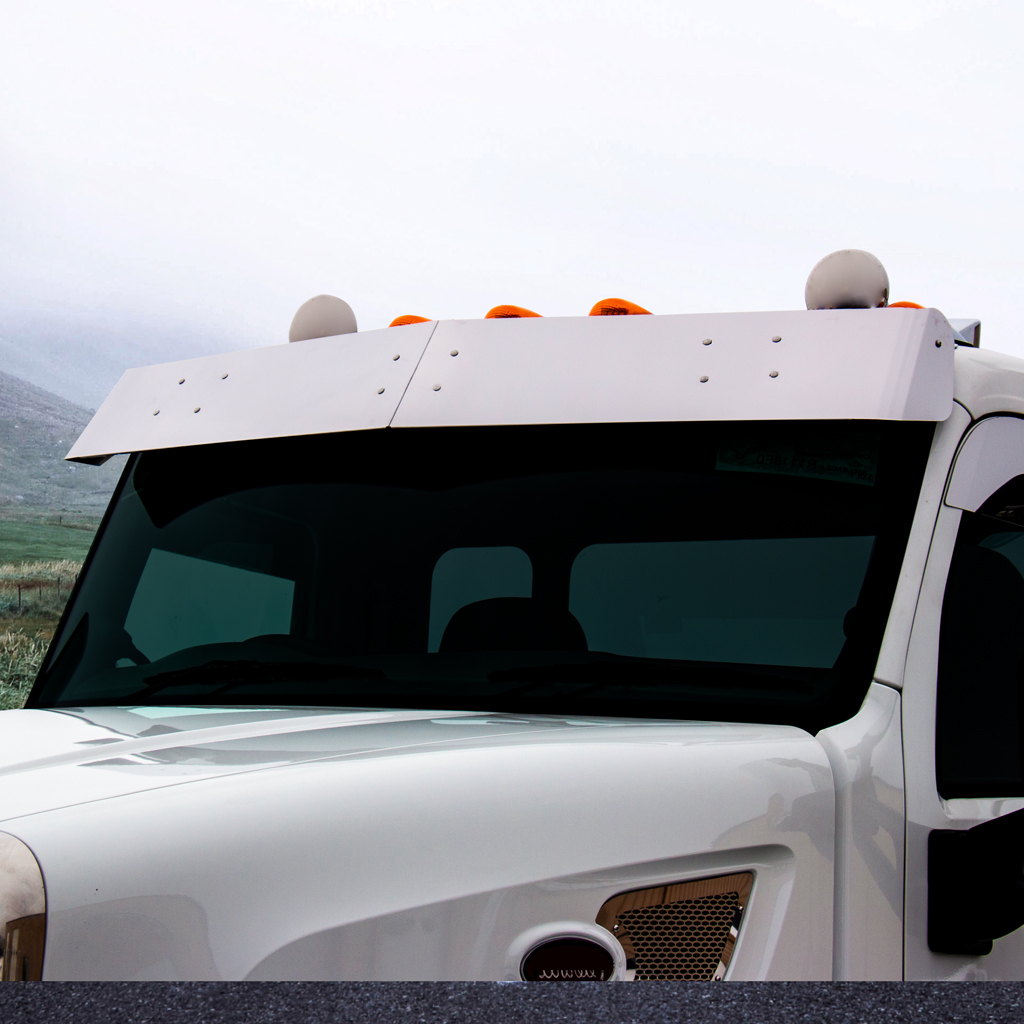 PB. 11" Day Cab Flat Top Sun Visor (All Years) - OEM Replacement