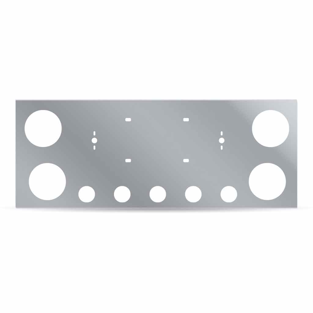 LED Rear Center Panel - 4 x 4" Holes & 5 x 2.5" Holes | Stainless Steel - Thumbnail 2