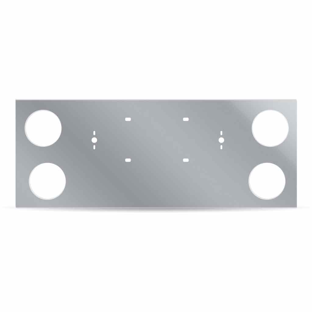 LED Rear Center Panel - 4 x 4" Holes | Stainless Steel - Thumbnail 2