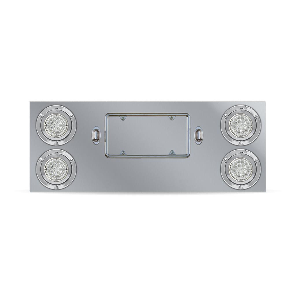 LED Rear Center Panel - Star-Burst Watermelon LEDs (Red Lens) - Thumbnail 2