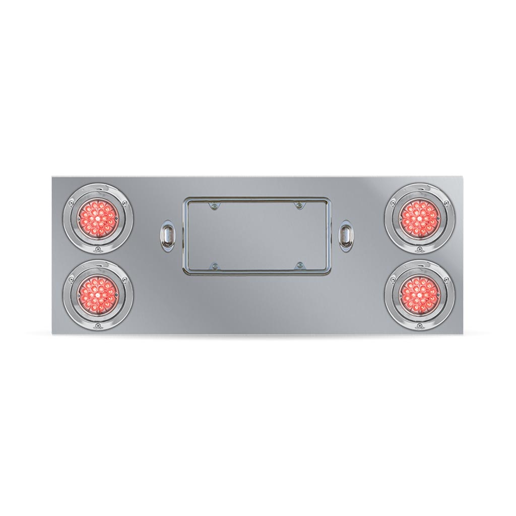 LED Rear Center Panel - Star-Burst Watermelon LEDs (Red Lens) - Thumbnail 3