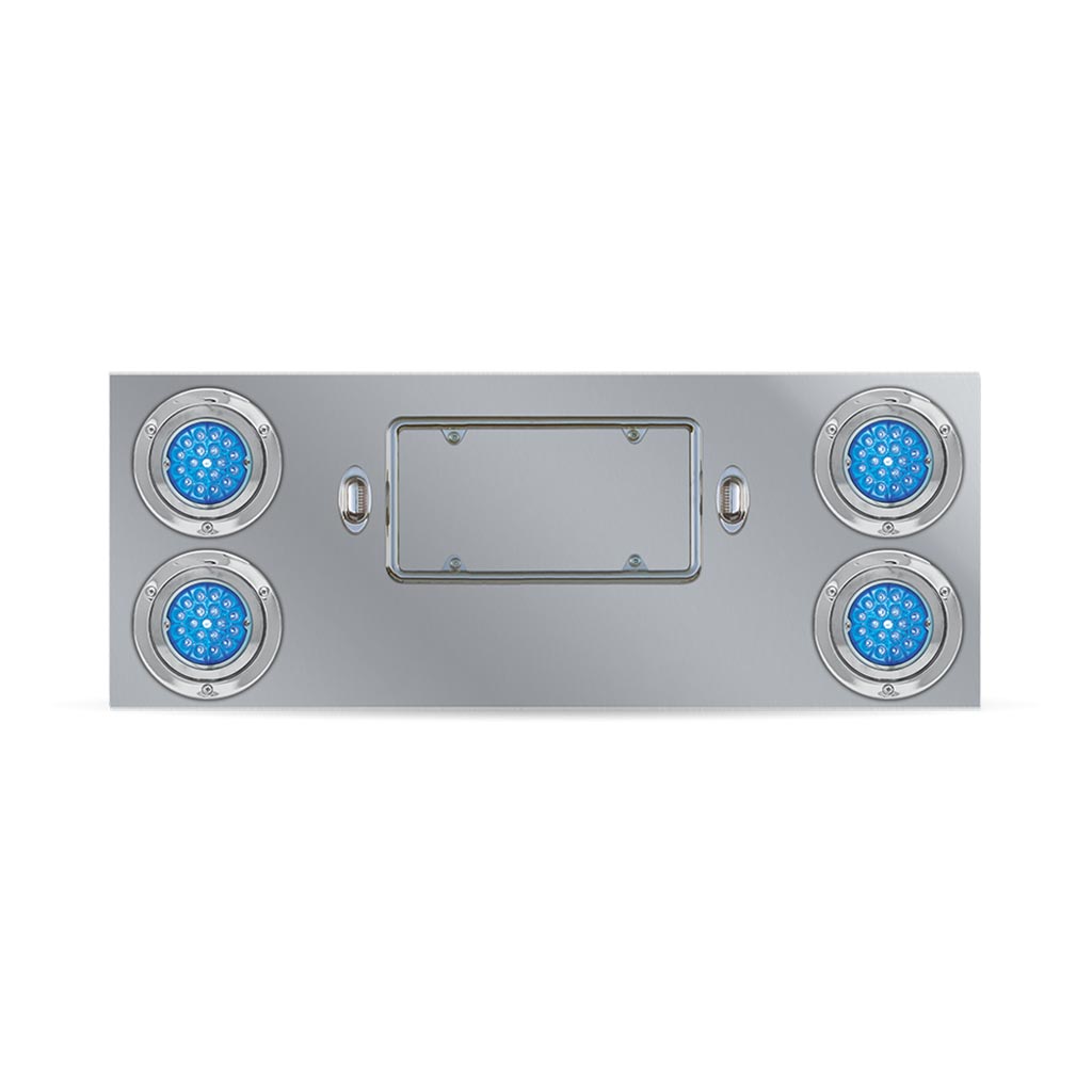 LED Rear Center Panel - Star-Burst Watermelon LEDs (Red Lens) - Thumbnail 4