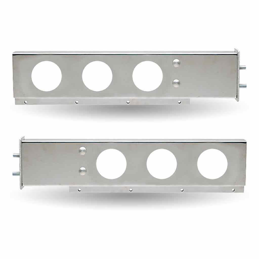 30" Mud Flap Hangers - 2 1/2" Bolt Spacing | 6 x 4" Holes | Stainless Steel - Thumbnail 2