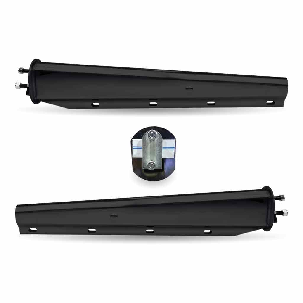 30" Mud Flap Hangers - 1 1/8" Bolt Spacing | Painted Steel