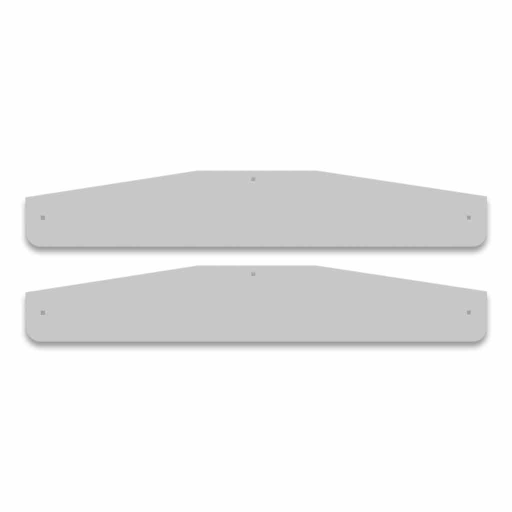 24" Angled Bottom Mud Flap Weights - Bolted | Stainless Steel - Thumbnail 2