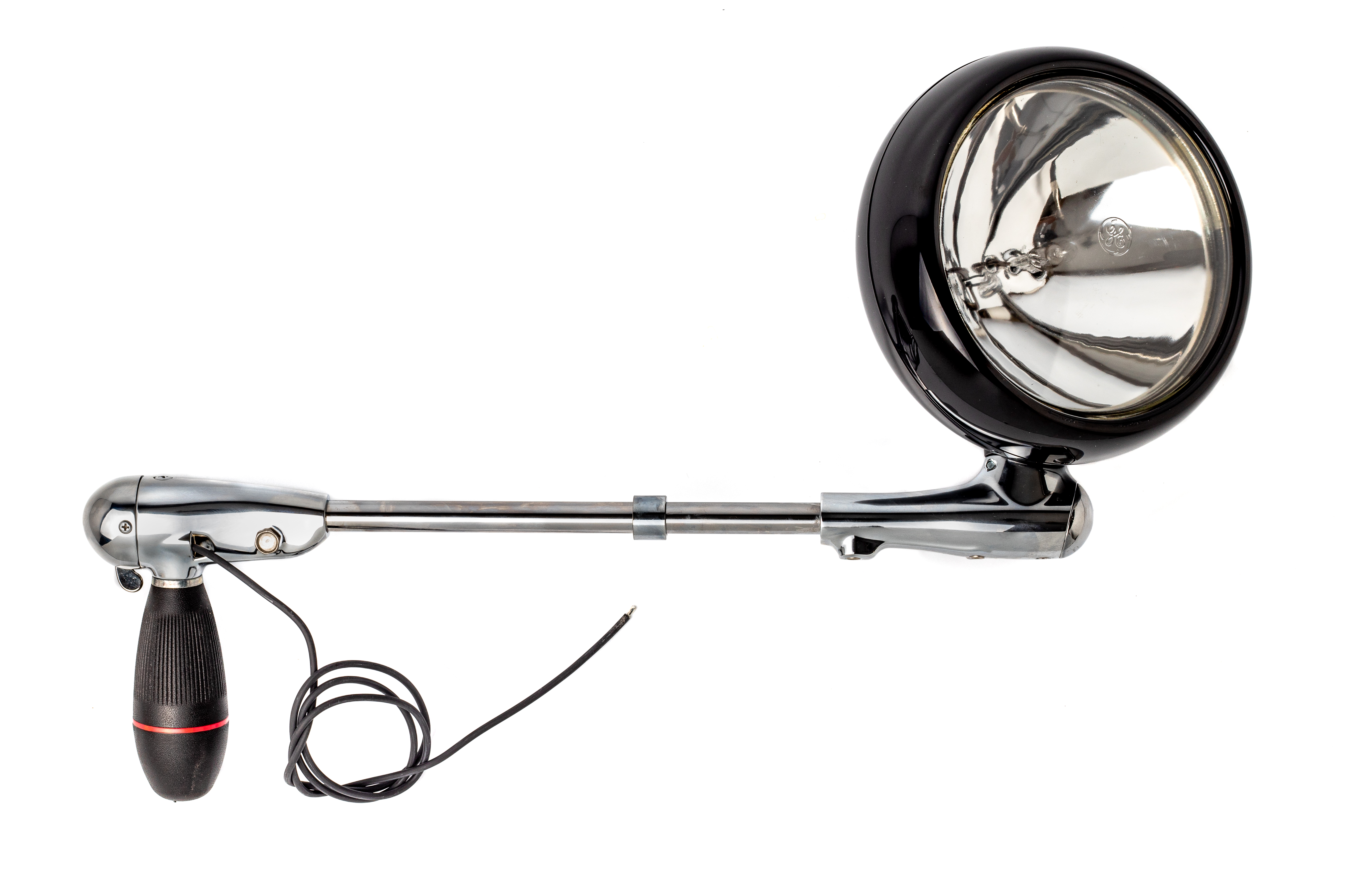 201040-0002 Halogen 6" Spotlight Black (325) (S04) LH