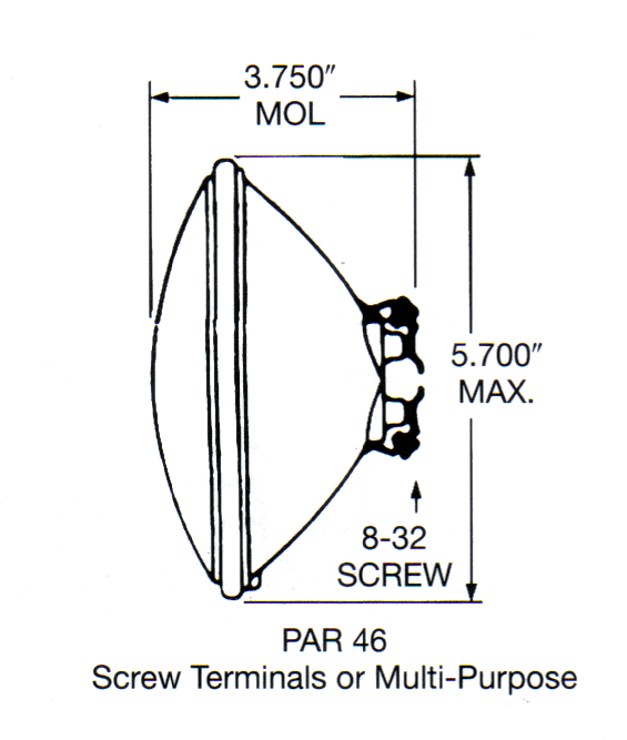 U-H7635 Clear Halogen Light - Thumbnail 2