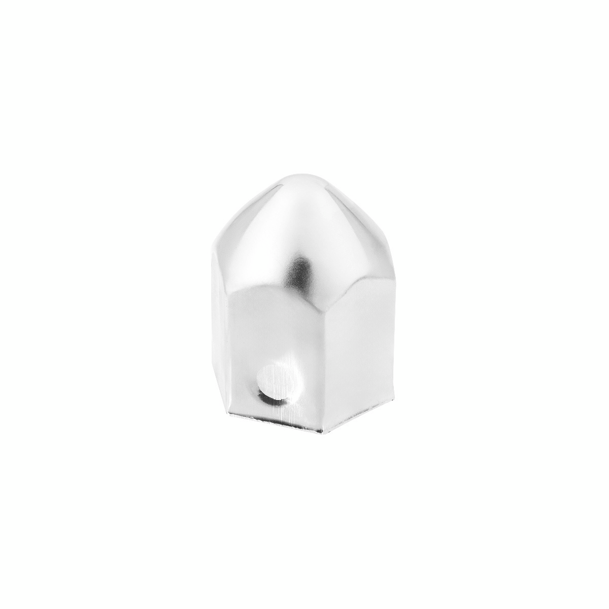 1-1/2" X 2-1/4" Chrome Steel Pointed Nut Cover - Thumbnail 5