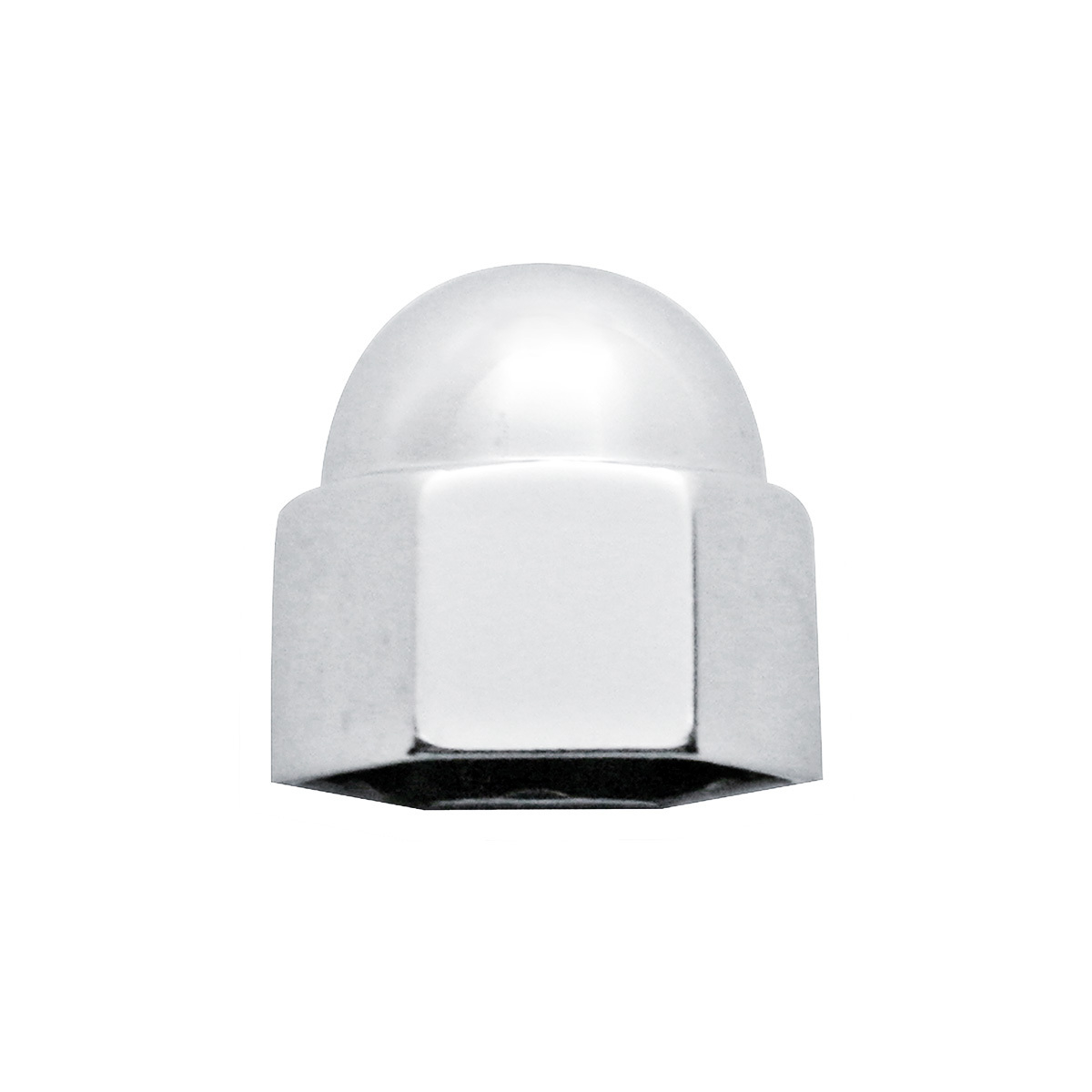 7/16" X 5/8" Chrome Die-Cast Acorn Nut Cover - Thumbnail 3