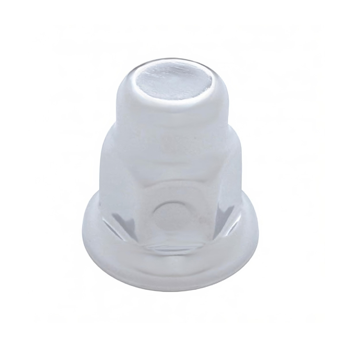 32mm x 2" Chrome Steel Tall Nut Covers With Flange (10-Pack) - Thumbnail 3