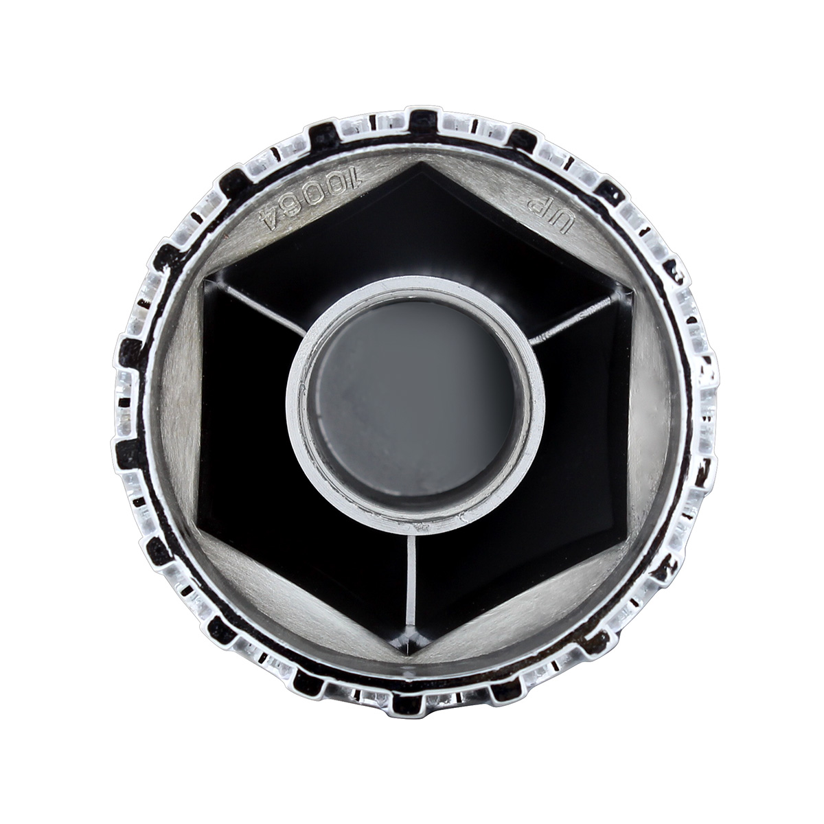 33mm X 2-3/4" Chrome Plastic Original Nut Cover - Thread-On (Bulk) - Thumbnail 2