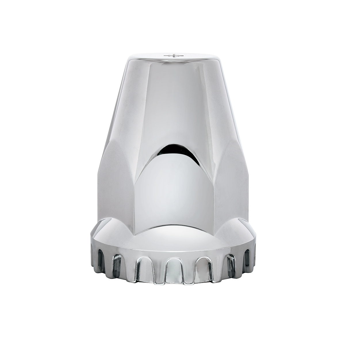 33mm x 2-3/4" Chrome Plastic Original Nut Covers - Thread-On (Box of 60) - Thumbnail 2