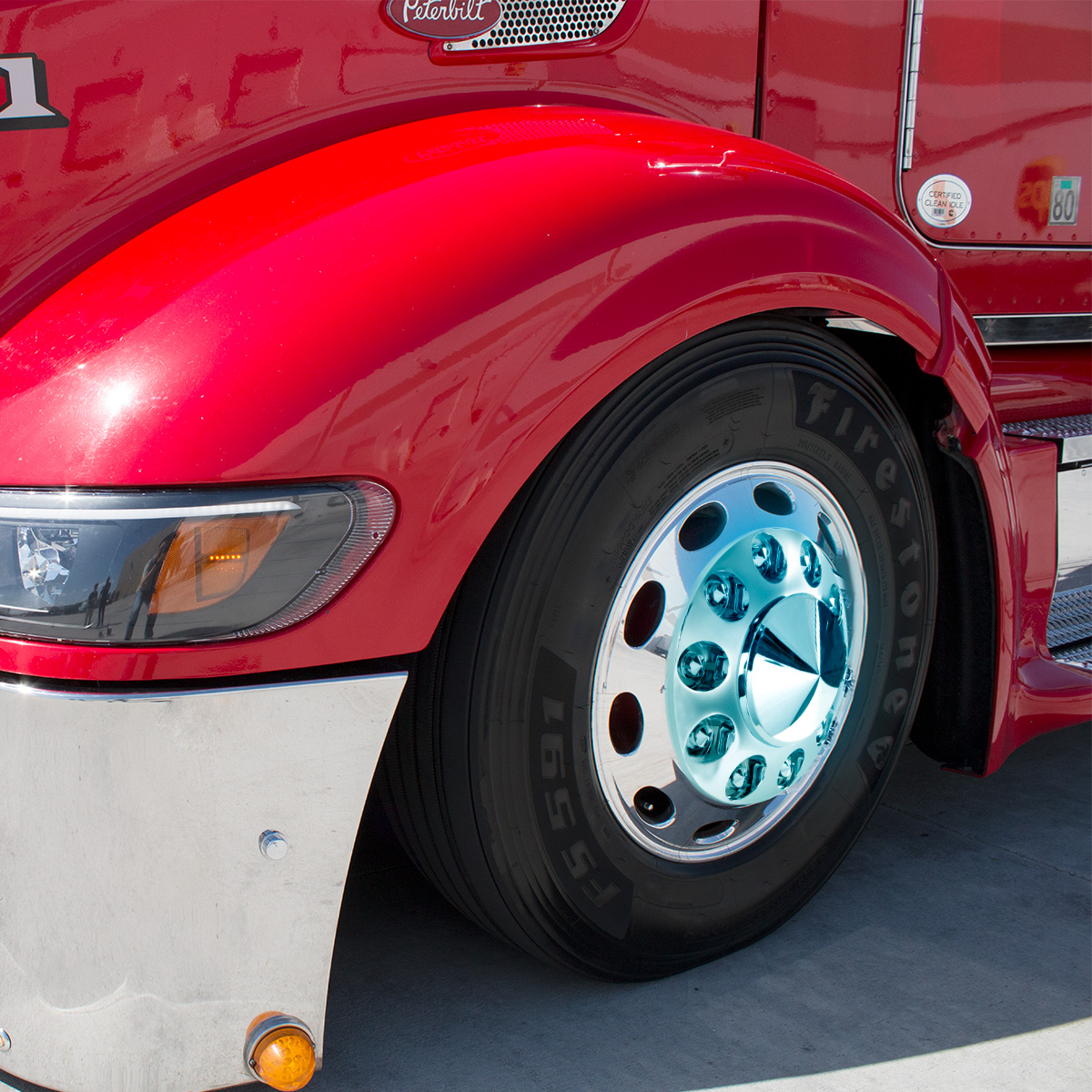 3/4" X 7/8" Chrome Plastic Pointed Nut Covers - Push-On (Color Box of 10) - Thumbnail 6