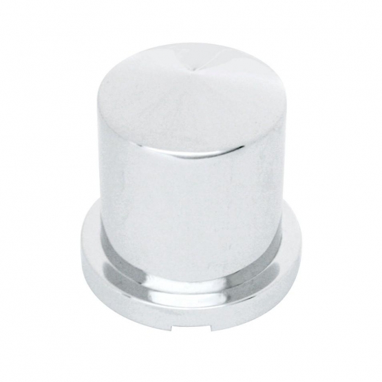30mm X 1-7/8" Chrome Plastic Pointed Nut Cover - Push-On