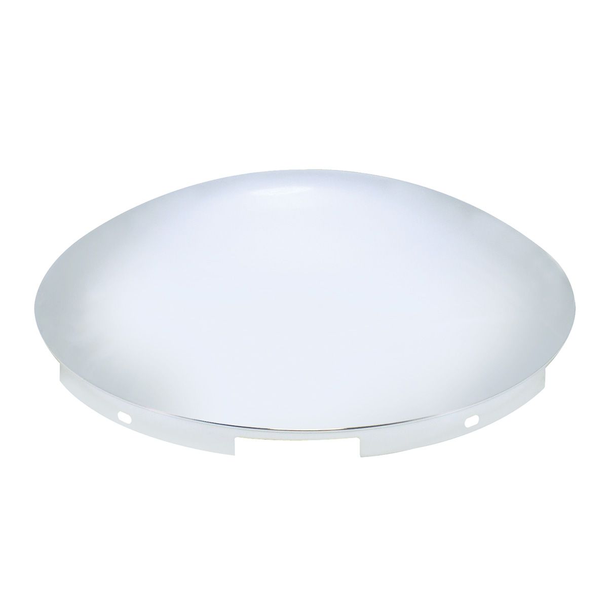 5 Even Notched Chrome Dome Front Hubcap - 7/16" Lip