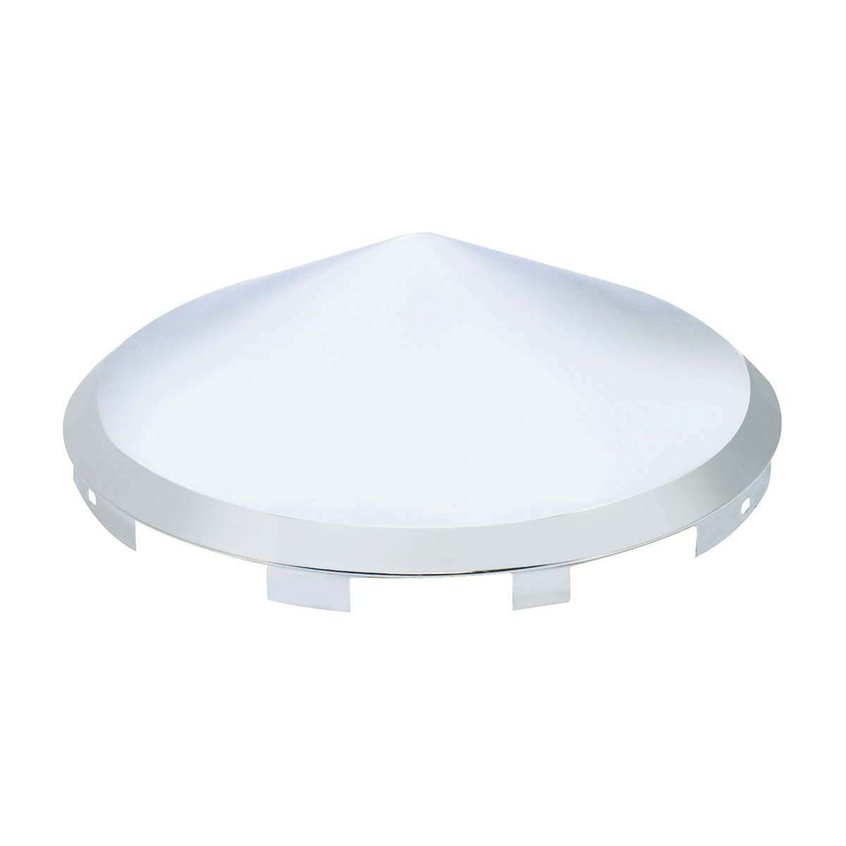 Universal Chrome Pointed Front Hubcap - 7/16" Lip - Thumbnail 4