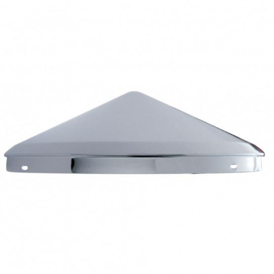 No Notch Chrome Pointed Front Hubcap - 1/2" Lip - Thumbnail 2