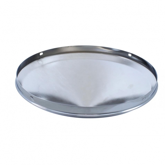 No Notch Chrome Pointed Front Hubcap - 1/2" Lip - Thumbnail 3