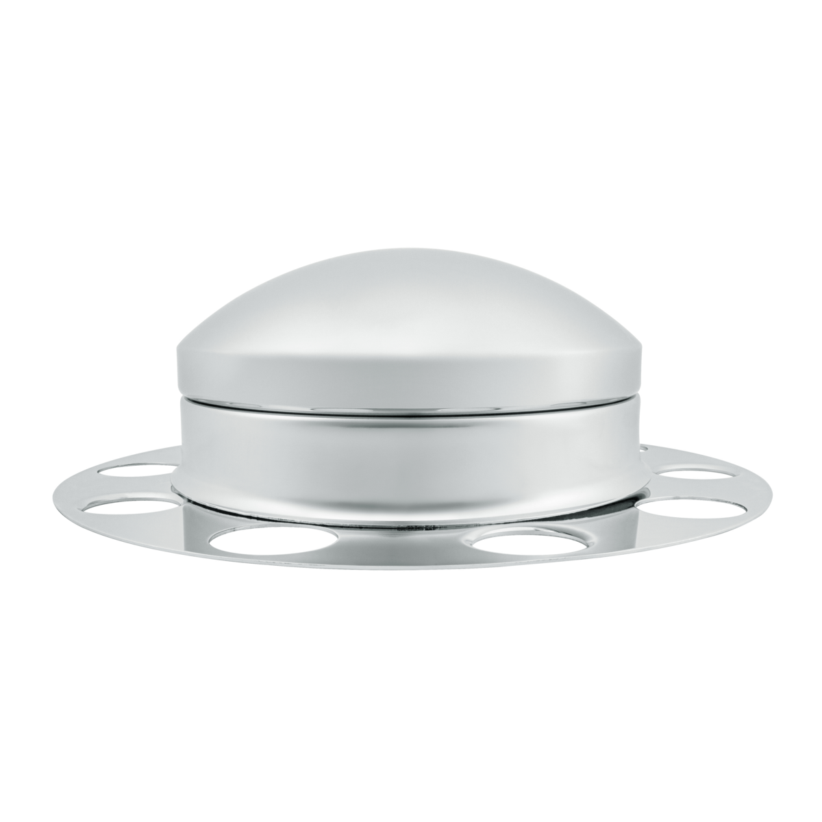 Chrome Dome Front Axle Cover 3PC Kit For Aluminum Wheel